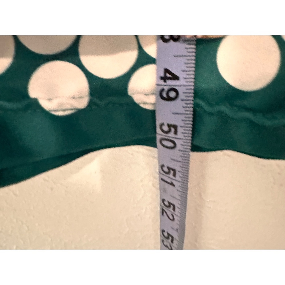 Anthony Richards Green Polka Dot Elastic Waist Sleeveless Maxi Dress, M - Picture 4 of 9